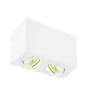 SLV Triledo Doppelt Deckenleuchte Aluminium Weiß 14W 1300lm 38D - 830 Warmweiß