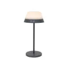Eglo Tischlampe Meggiano Grau 1W 170lm - 830 Warmweiß | IP54 - Touch Dimmbar